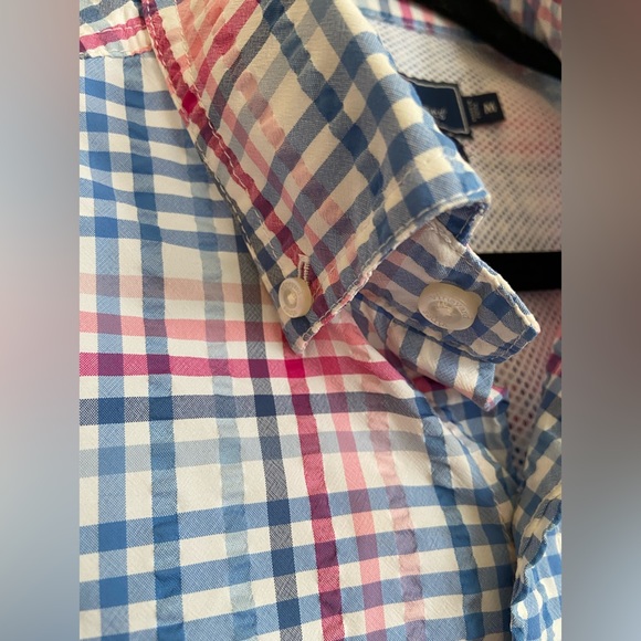 Vineyard Vines by Shep & Ian - Plaid Men’s Harbor Shirt - Size Medium - Picture 7 of 11